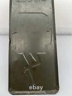 Vintage Antique Original Old Gold Tobacco Cigarette Door Push Advertising Sign
