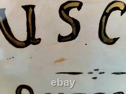 Vintage Antique Pictures & Frames Adverting Trade Sign Old