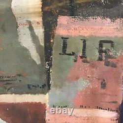 Vintage/Antique Still Life Old Table Misc Life On PosterBoard Signed Pierce
