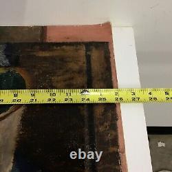 Vintage/Antique Still Life Old Table Misc Life On PosterBoard Signed Pierce