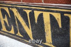 Vintage Antique Wood Trade Sign Smaltz paint general store advertising old