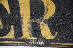 Vintage Antique Wood Trade Sign Smaltz paint general store advertising old