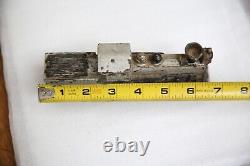 Vintage Cast Metal Train Locomotive toy antique sign mailbox topper old