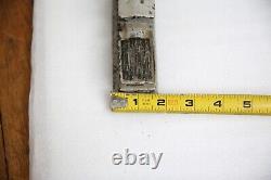 Vintage Cast Metal Train Locomotive toy antique sign mailbox topper old