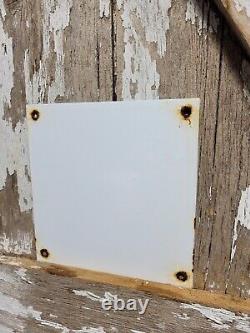 Vintage D&h Railway Porcelain Sign Old 8 Delaware Harding Trai. Railroad Marker