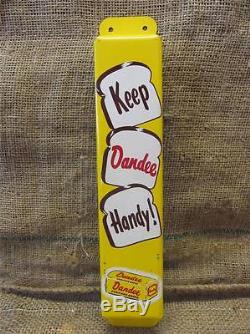 Vintage Dandee Bread Door Push NOS Antique Old Bakery Sign Soda Cola 8731