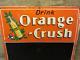 Vintage Embossed 1937 Orange Crush Sign Chalkboard Antique Old Soda Cola 9818
