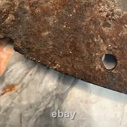 Vintage French Salt Porcelain Sign Old General Store Chimney Potash Food Grocery