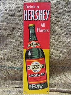 Vintage Hershey Beverage Drink Sign Antique Old Soda Chocolate Cola 9159