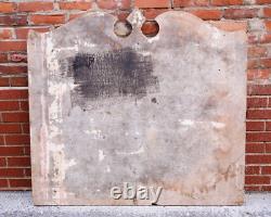 Vintage No Parking Sign Gate Entrance wood sign old hand painted antique finial