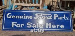 Vintage Old Antique Rare Ford Parts Sale Adv. Porcelain Enamel Sign Board