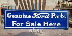 Vintage Old Antique Rare Ford Parts Sale Adv. Porcelain Enamel Sign Board