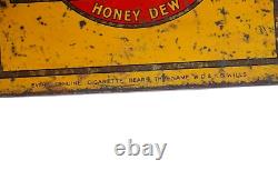 Vintage Old Antique Rare Honey Dew Gold Flake Cigarettes Litho Tin Box, London