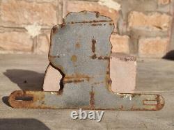 Vintage Old Antique Rare We Want Beer Ad Porcelain Enamel Sign Board Collectible