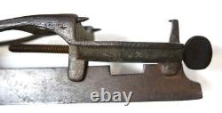 Vintage Old Hawkins Cast Iron Ice Hockey Ice Skates Derby, CT, USA March 1865