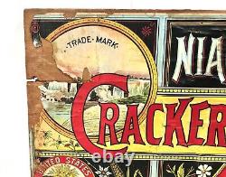 Vintage Old United States Baking Company Niagara Branch Advertising Sign Buffalo