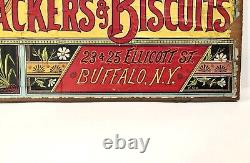 Vintage Old United States Baking Company Niagara Branch Advertising Sign Buffalo