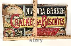 Vintage Old United States Baking Company Niagara Branch Advertising Sign Buffalo