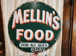 Vintage Original Antique Gas Oil General Store Very Old Porcelain Sign
