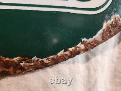Vintage Original Antique Gas Oil General Store Very Old Porcelain Sign