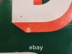 Vintage Original Antique Gas Oil General Store Very Old Porcelain Sign