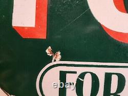 Vintage Original Antique Gas Oil General Store Very Old Porcelain Sign