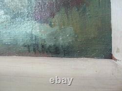 Vintage Painting Impressionism Regionalism Modernism Landscape Old Antique