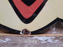 Vintage Piggly Wiggly Sign 30 Grocery Market Food Store Pig Old Porcelain Sign
