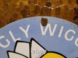 Vintage Piggly Wiggly Sign Grocery Store General Food Old Market Porcelain Sign