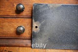Vintage Porcelain Sign Parking enamel Sign Police Street School Antique Auto old