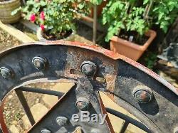 Vintage Rare PreWarboys Old Road Halt Sign With Glass Reflectors