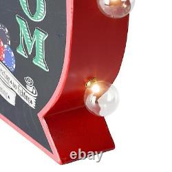 Vintage Retro GAME ROOM Sign 2-Sided 3-D Old-Fashioned LED Lighted Marquee, 25H
