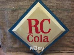 Vintage Royal Crown Cola Sign Antique Old RC Cola Beverage Soda 9786
