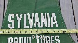 Vintage SYLVANIA RADIO TUBES Dealer Apron Retail 30 X 16.5 New Old Stock