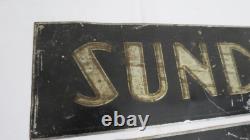 Vintage Sundries & Toiletries Signs 24 Classic Lettering Nice Old Antique Rare