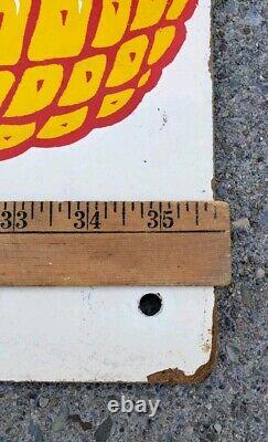 Vintage Todd Corn Farm Feed Seed Store Advertising Sign Masonite Gas Oil Antique