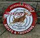 Vintage Winchester Sign Firearm Ammunition Gun Shotgun Rifles Old Porcelain Sign
