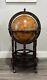 Vintage Zodiac Sign Old World Globe Map Bar Wheeled Very Rare