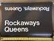 Vintage C1970 Nyc Queens Ny Ind Antique Old Subway A S Train Roll Sign Rockaways