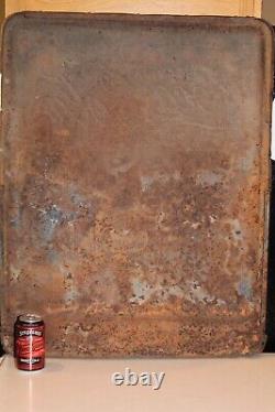 Vtg Antique Old Coca Cola Coke Tin Metal Chest Cooler Advertising Sign Soda Pop