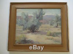 Wilton Mccoy Antique Oil Painting California Impressionist Landscape Desert Old