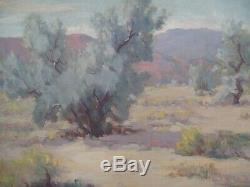 Wilton Mccoy Antique Oil Painting California Impressionist Landscape Desert Old