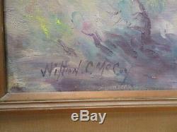 Wilton Mccoy Antique Oil Painting California Impressionist Landscape Desert Old