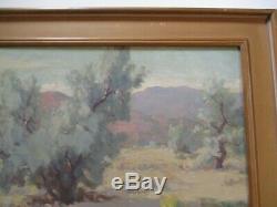 Wilton Mccoy Antique Oil Painting California Impressionist Landscape Desert Old