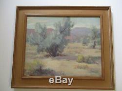 Wilton Mccoy Antique Oil Painting California Impressionist Landscape Desert Old