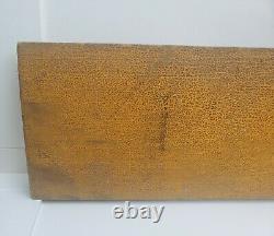 Wooden Rimmon Road sign wood 1900's old Mustard paint antique automobilia car